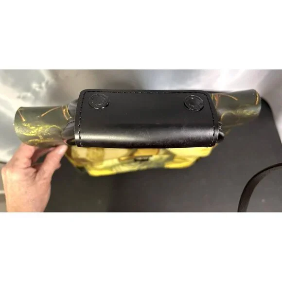 SUPER RARE Dr Martens Renaissance Print Leather Backpack Art-Inspired Top Handle - Picture 10 of 13